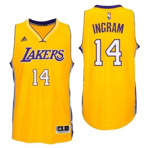 2016 Brandon Ingram LA Lakers #14 NBA Draft Home Gold