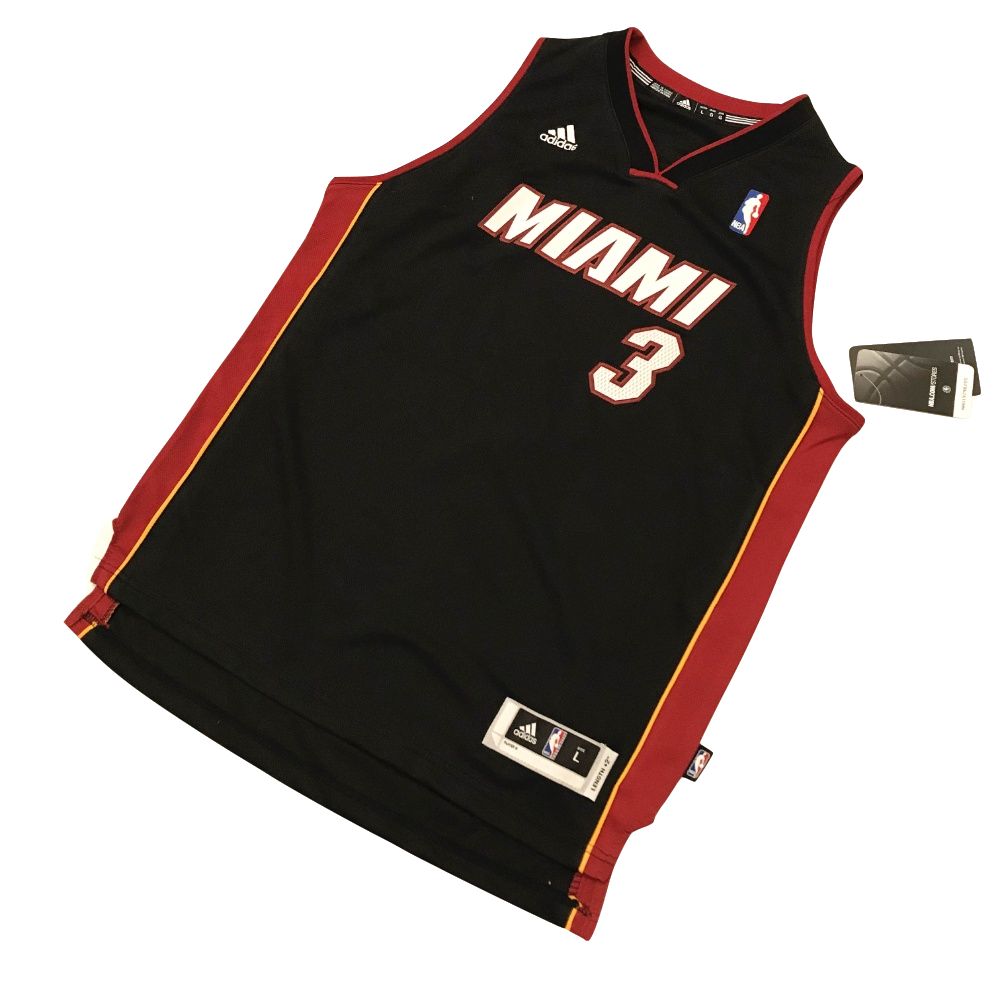 Miami Heat Men Dwyane Wade 3 Black 1