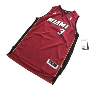 Miami Heat Men Dwyane Wade #3 Red