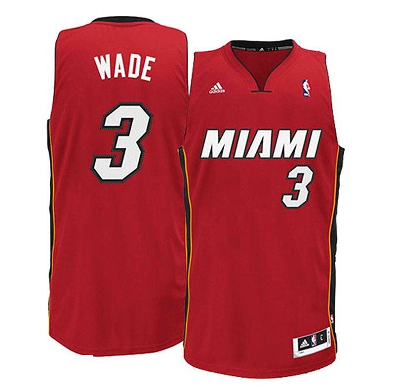 Miami Heat Men Dwyane Wade 3 Red