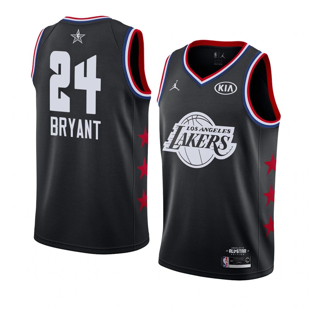 2019 NBA All Star LA Lakers Kobe Bryant 24 Black Swingman Jersey