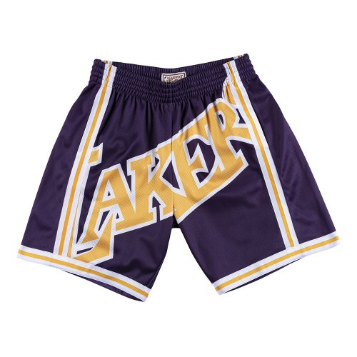 2020 Big Face Los Angeles Lakers Purple Shorts