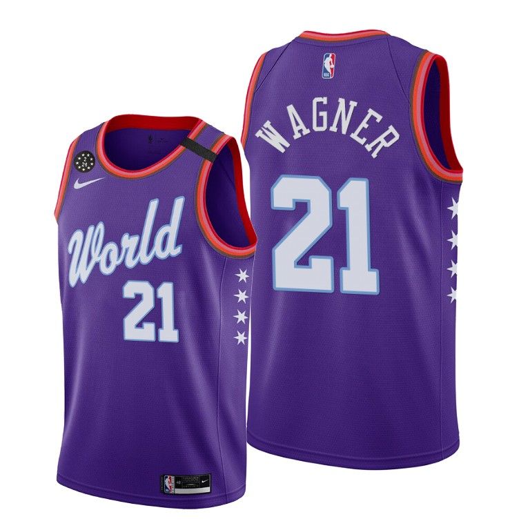 2020 Wizards Moritz Wagner #21 NBA Rising Star World Team Purple