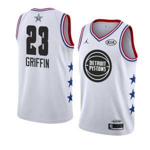 2019 All-Star Pistons Blake Griffin #23 White Swingman Jersey