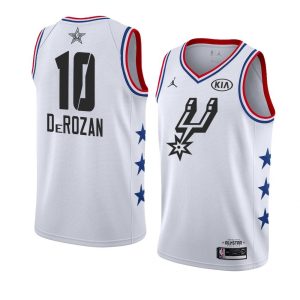 2019 NBA All-Star Spurs DeMar DeRozan #10 White Swingman Jersey