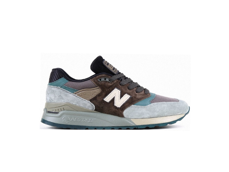 New Balance 998 Made in USA Brown Teal