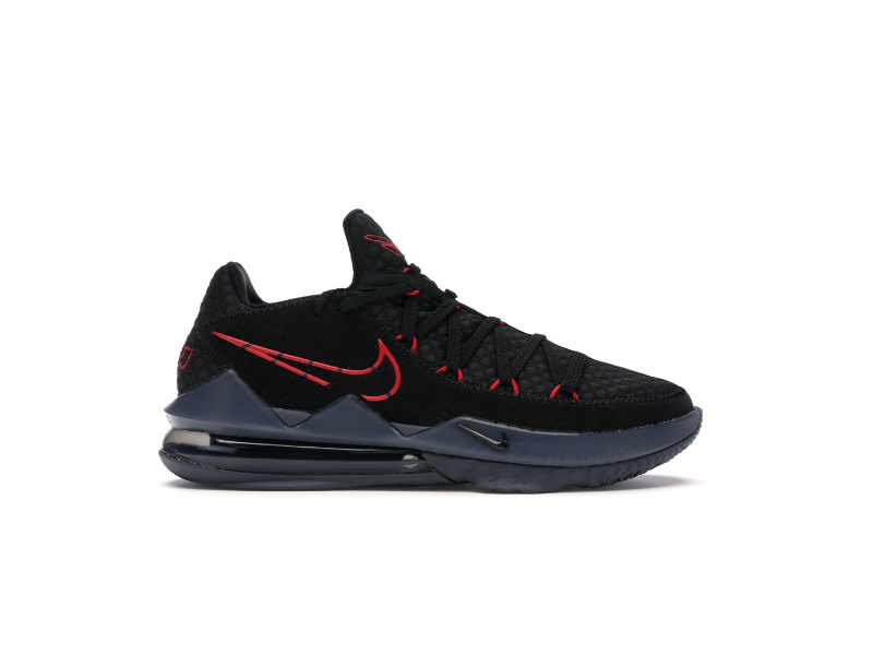Nike LeBron 17 Low Black Red Dark Grey