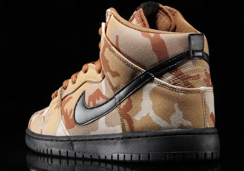 nike sb dunk high pro camo