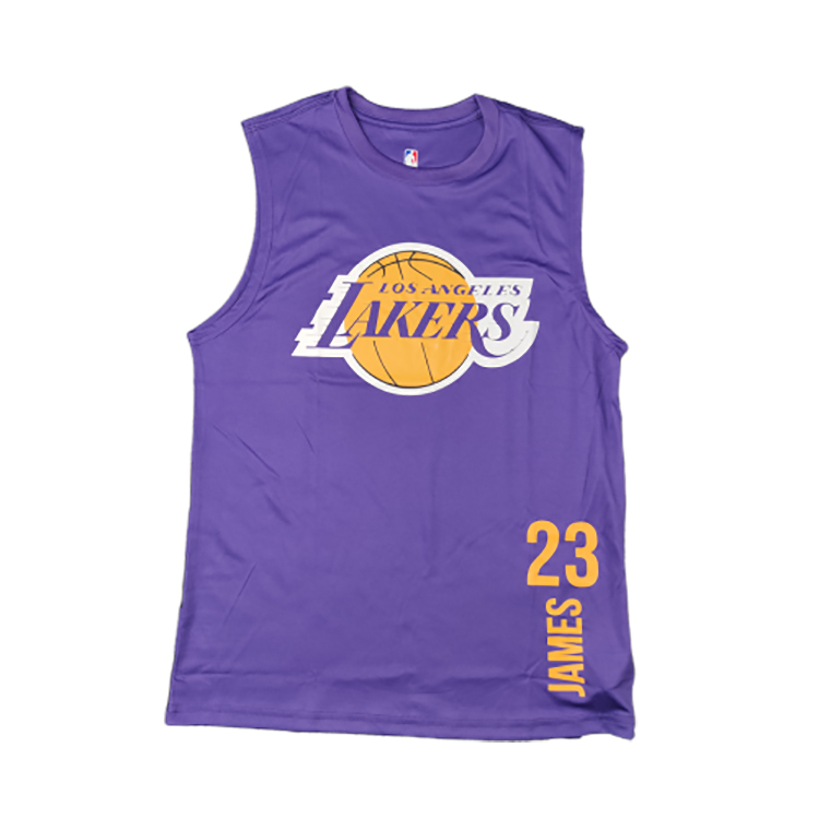 2020 Los Angeles Lakers James 23 Purple