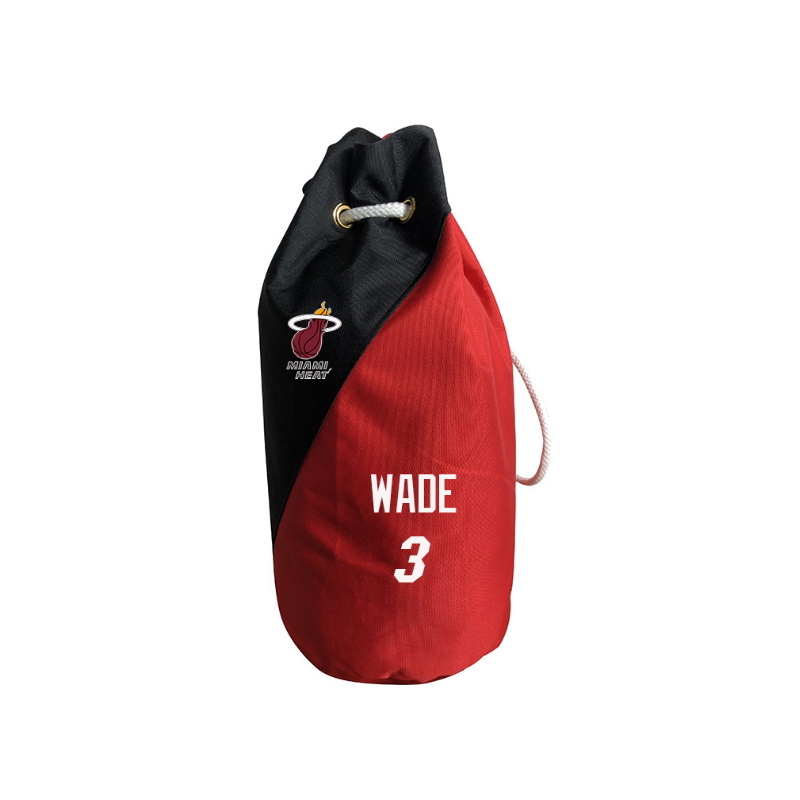 2020 Miami Heat Wade 3 Black Red Bag