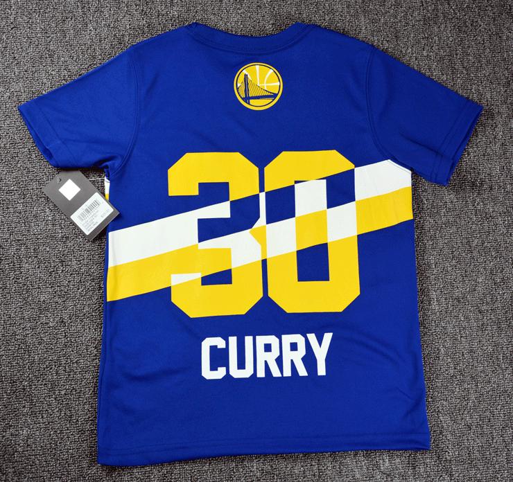 Футболка 2020 NBA Golden State Warriors 30 Blue