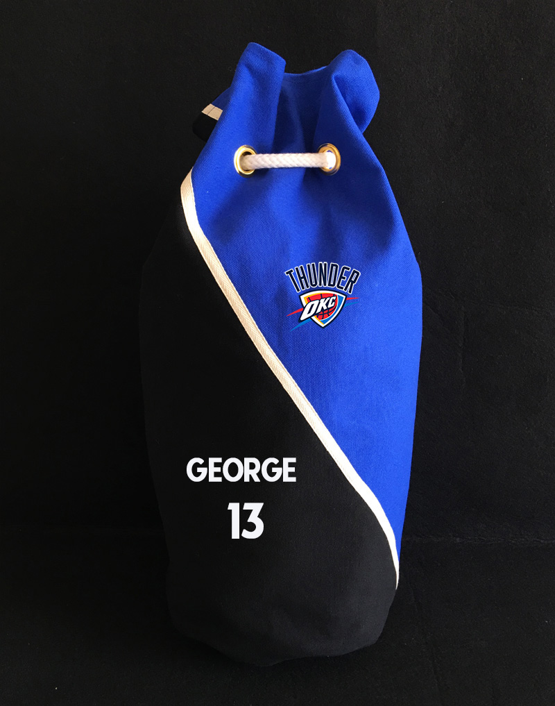 2020 Oklahoma City Thunder George 13 Black Blue Bag