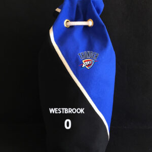 2020 Oklahoma City Thunder Westbrook 0 Black Blue Bag
