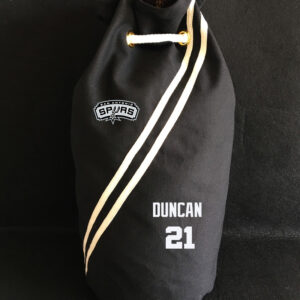 2020 San Antonio Spurs Duncan 21 Black Bag