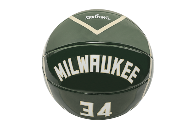 2020 Spalding NBA Milwaukee Antetokounmpo 34 Ball