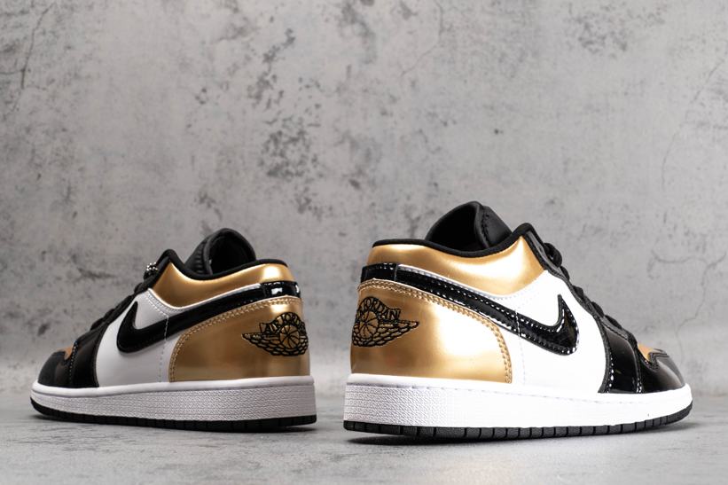 Air jordan 1 low gold toe best sale