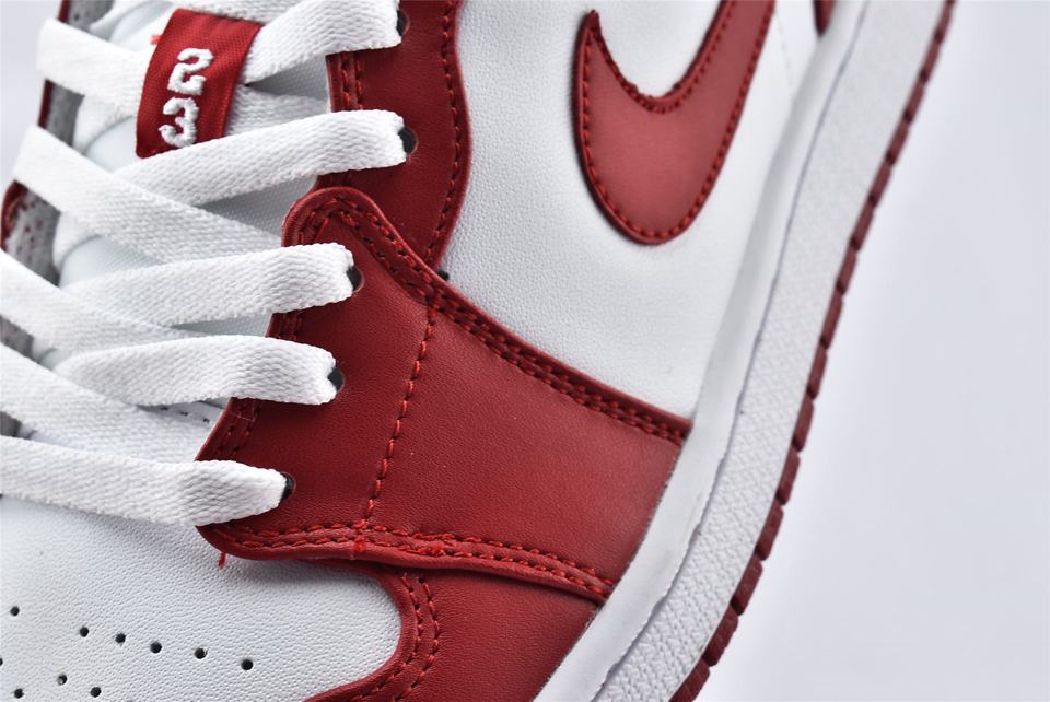 Air jordan 1 low gym red/white best sale