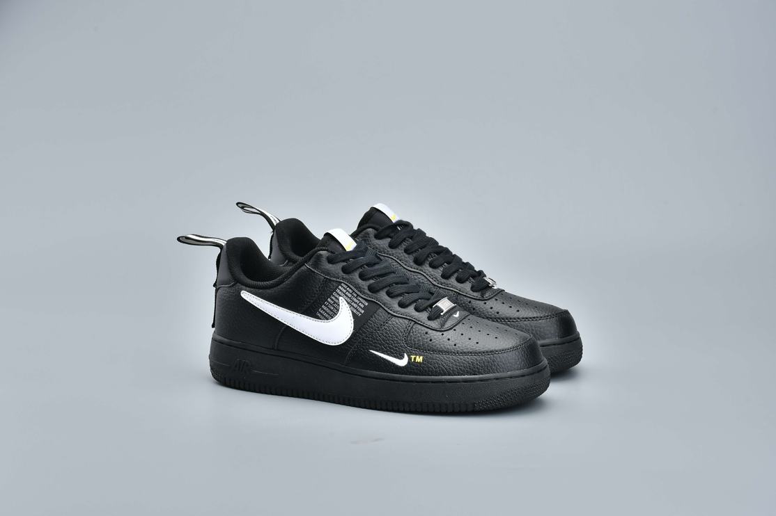 air force 1 low utility black white