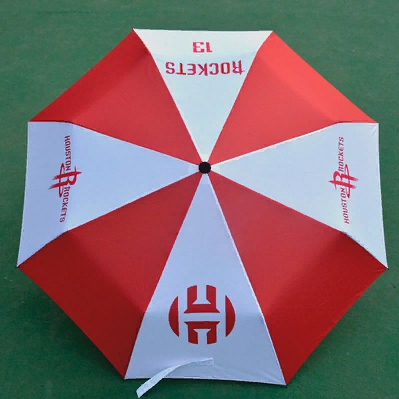 Zont NBA Houston Rockets 13 Red White Umbrella