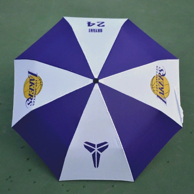 Zont NBA Los Angeles Lakers 24 Purple White Umbrella