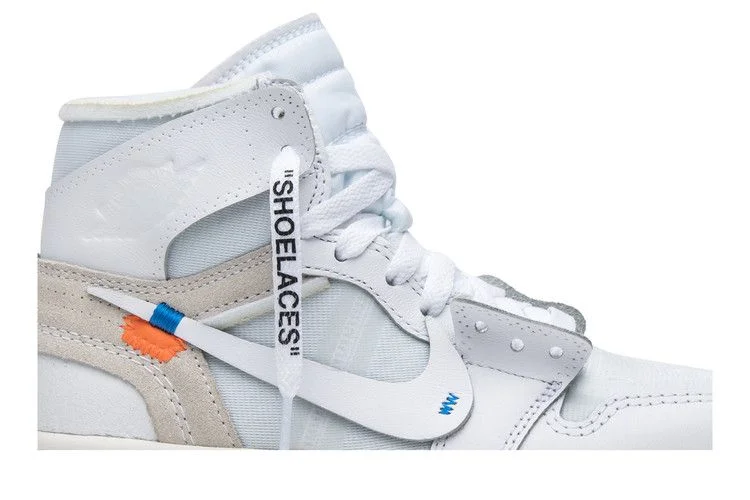 Кроссовки Off-White x Air Jordan 1 Retro High OG BG 'White' 2018