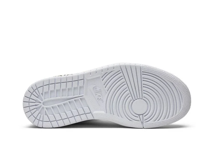 Кроссовки Off-White x Air Jordan 1 Retro High OG BG 'White' 2018