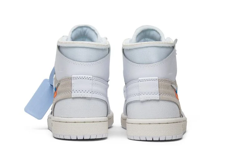 Кроссовки Off-White x Air Jordan 1 Retro High OG BG 'White' 2018