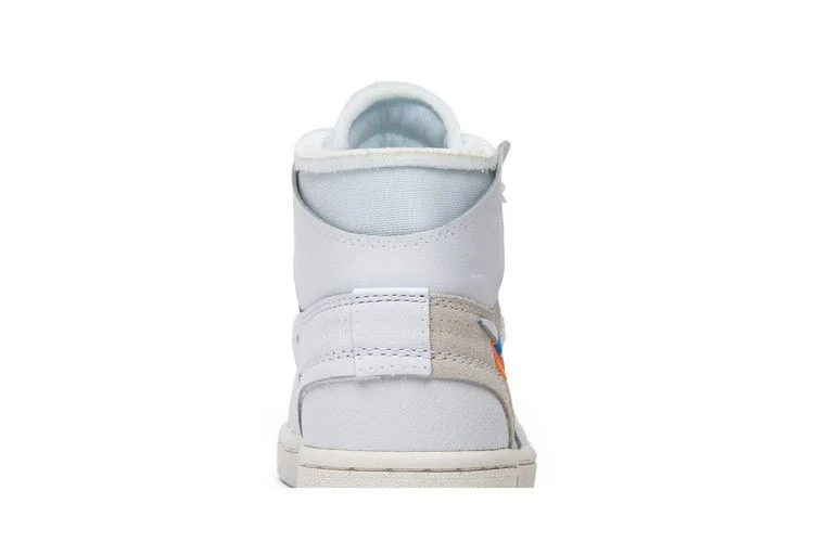 Кроссовки Off-White x Air Jordan 1 Retro High OG BG 'White' 2018