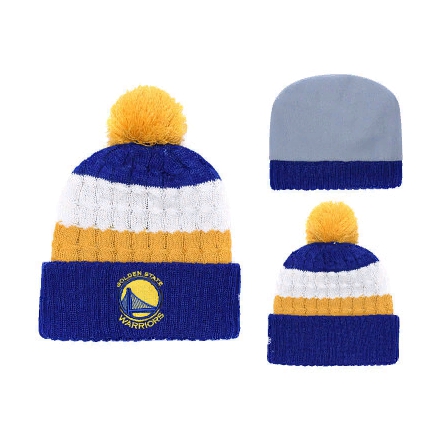 2019 Golden State Warriors Blue Yellow Hat