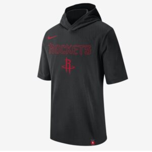 2020 Nike Mens NBA Rockets Hooded T Shirt