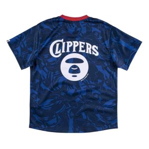 Aape x Mitchell Ness San Diego Clippers BP Jersey Navy 1
