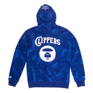 Aape x Mitchell Ness San Diego Clippers Hoodie Navy 1