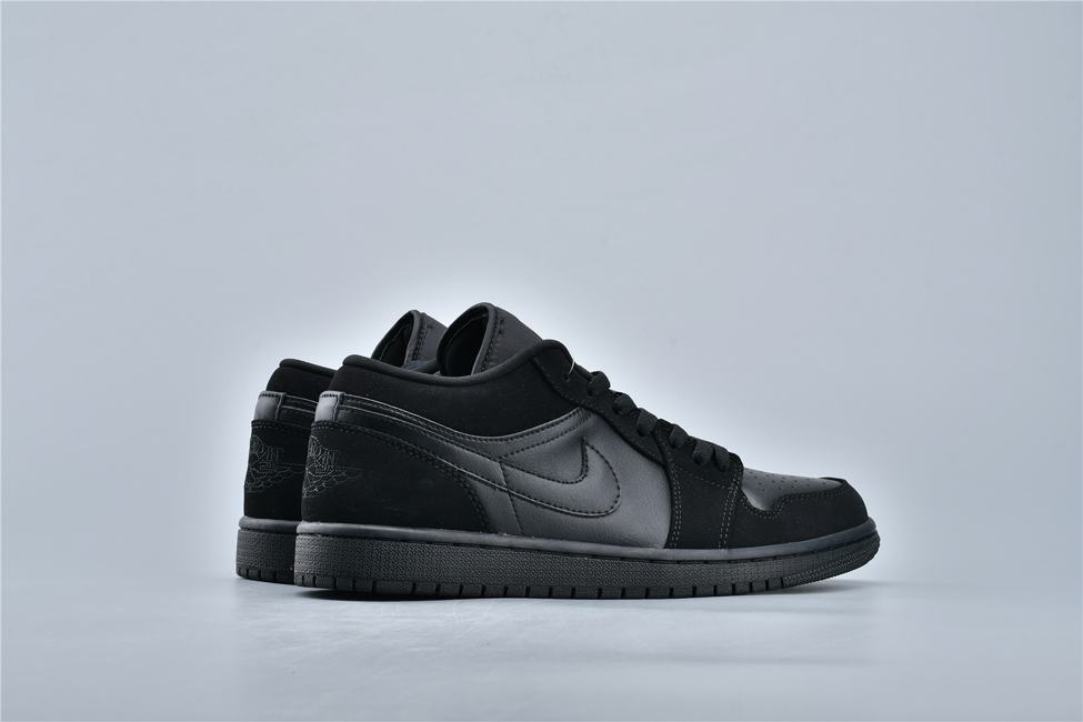 air jordan 1 retro low triple black