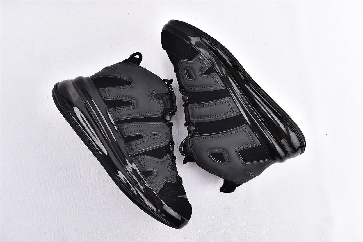 Air max uptempo triple black hotsell