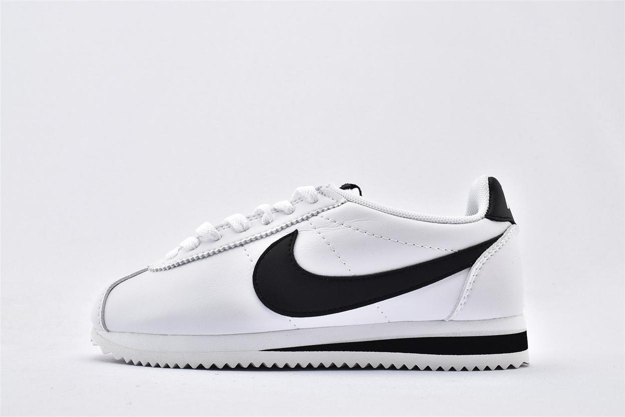 Wmns Nike Classic Cortez Leather White Black W 807471 101