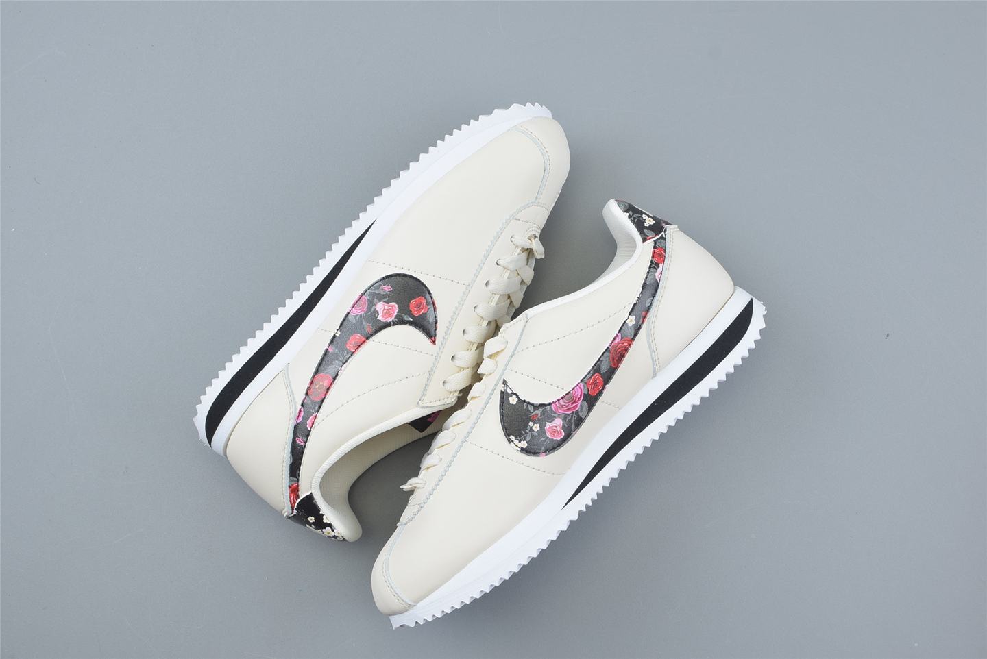 Nike Cortez Basic Vintage Floral GS Pale Ivory BQ5297 100