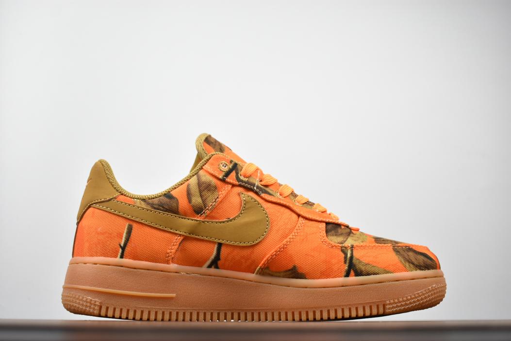 Кроссовки Realtree x Nike Air Force 1 Low Orange Camo