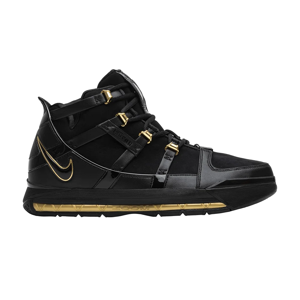 Кроссовки Nike Zoom LeBron 3 Retro 'Metallic Gold' 2018