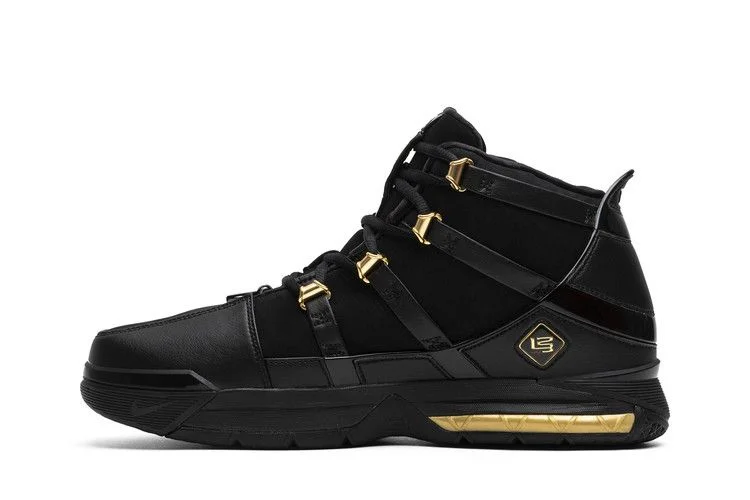 Кроссовки Nike Zoom LeBron 3 Retro 'Metallic Gold' 2018
