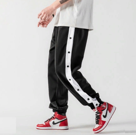 2020 William Marchi Basketball Button Pants Black