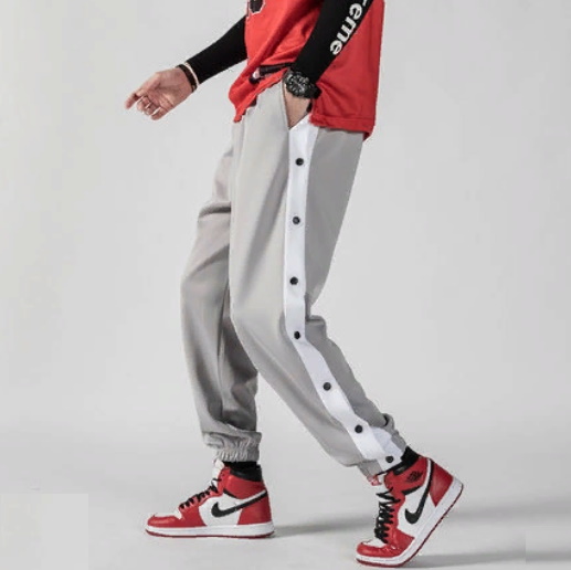 2020 William Marchi Basketball Button Pants Grey
