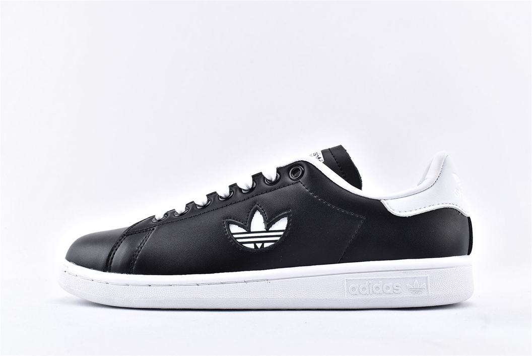 Adidas core black stan smith on sale