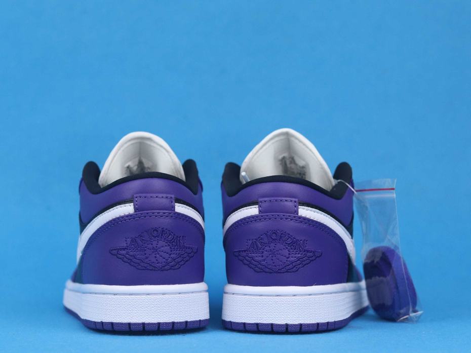 Jordan 1 low purple toe on sale