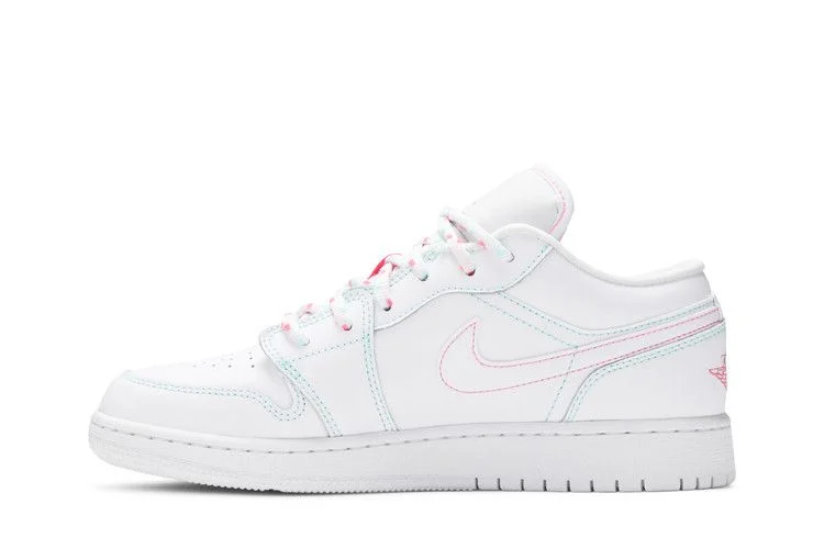 Кроссовки Air Jordan 1 Low GS 'Aurora Green'