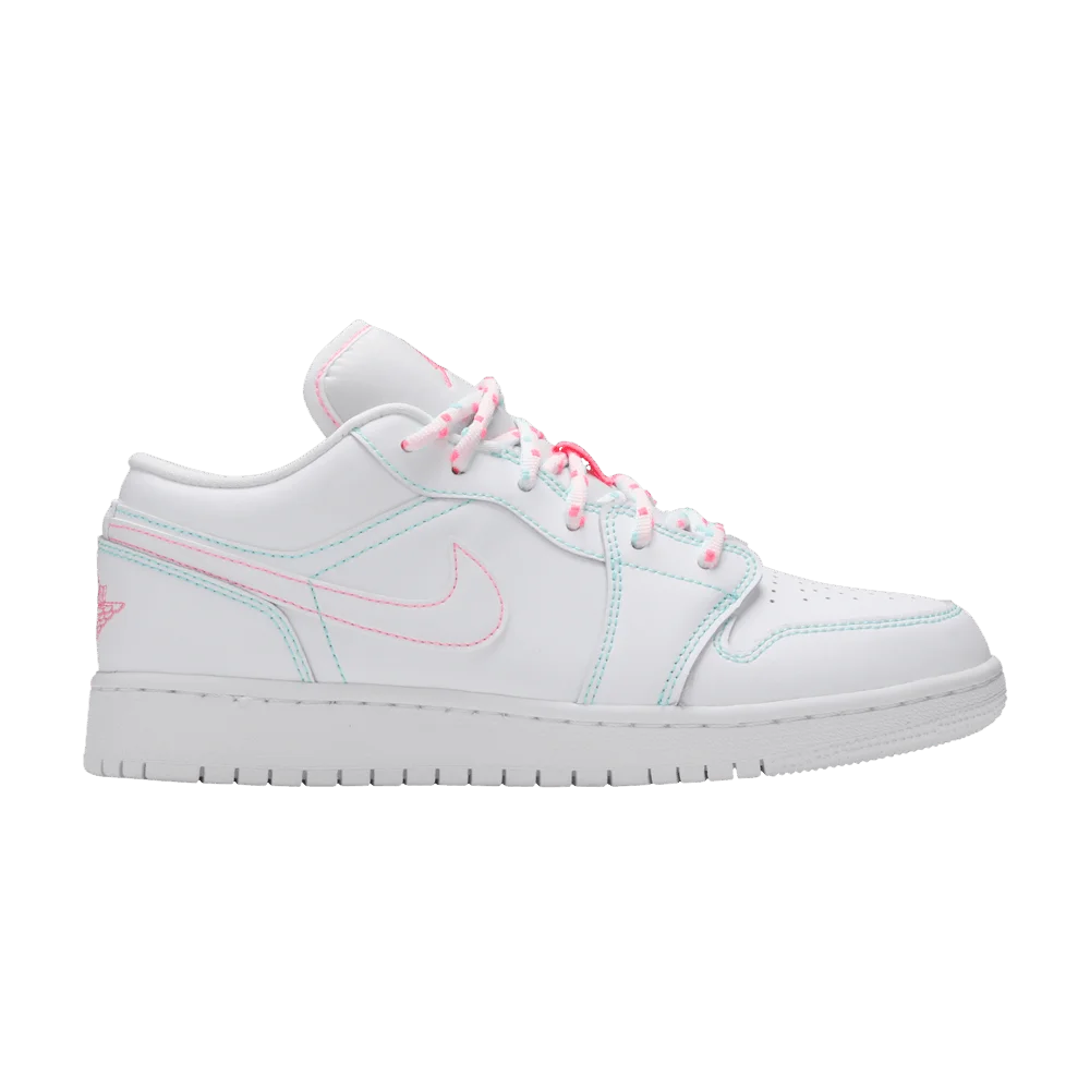 Кроссовки Air Jordan 1 Low GS 'Aurora Green'