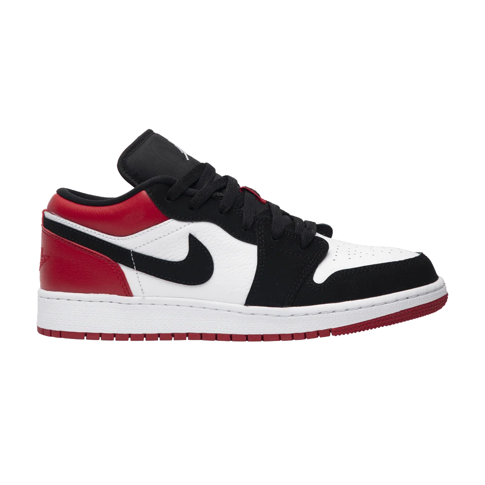 Кроссовки Air Jordan 1 Low GS 'Black Toe'