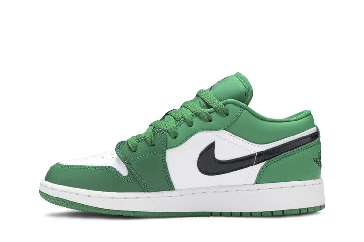 Кроссовки Air Jordan 1 Low GS 'Pine Green'