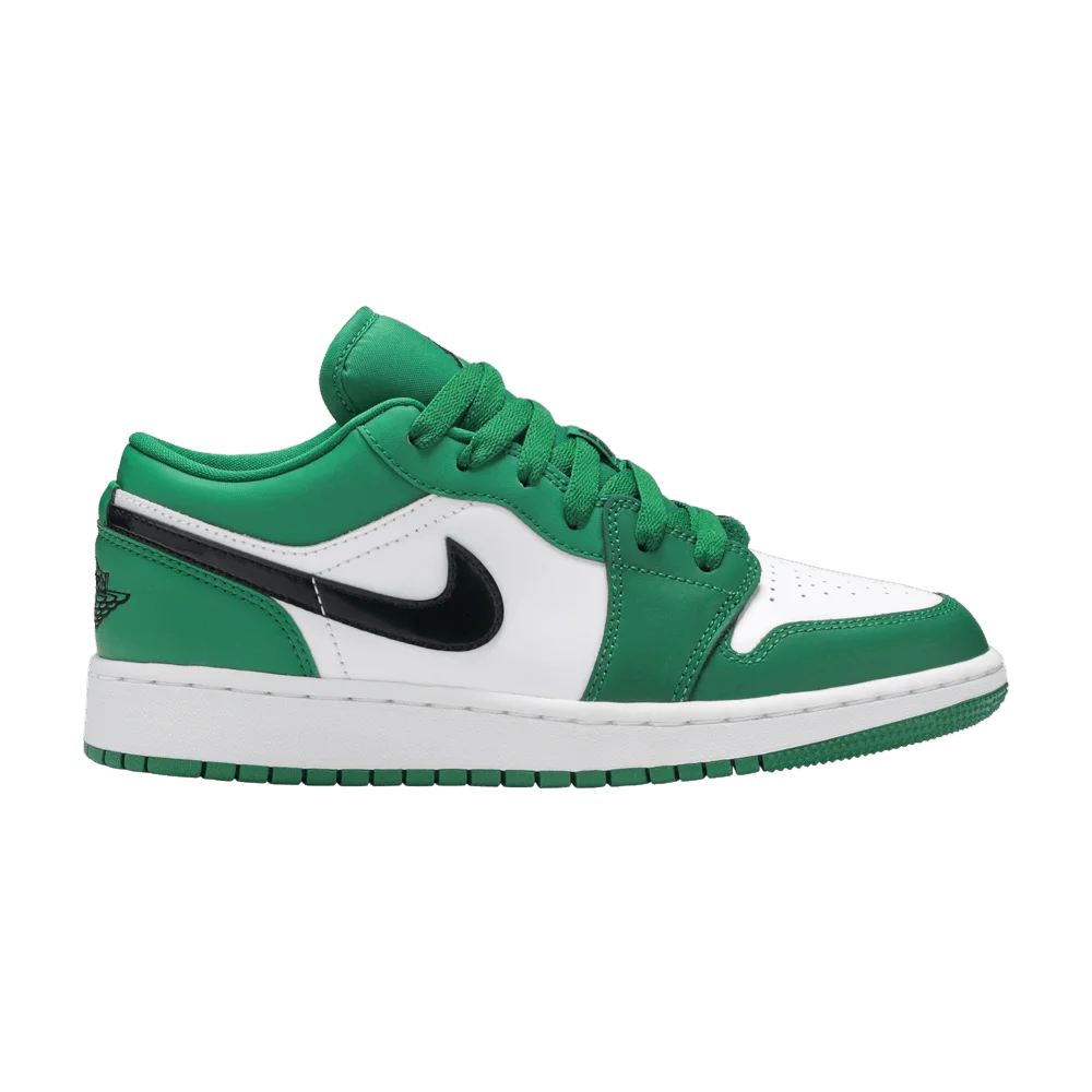 Кроссовки Air Jordan 1 Low GS 'Pine Green'