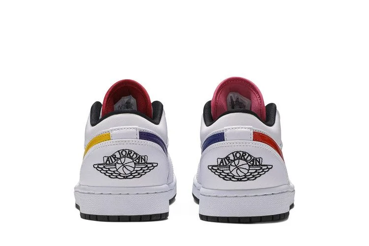 Кроссовки Air Jordan 1 Low 'Multi-Color Swoosh'