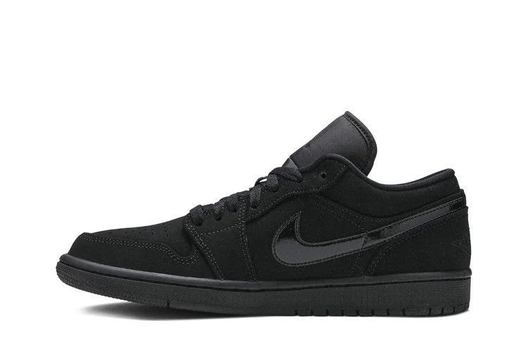 Кроссовки Air Jordan 1 Low 'Triple Black'